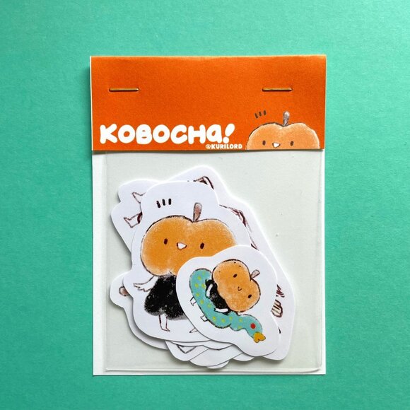 Kobocha! - mini vinyl sticker pack for journaling - Picture 1 of 2
